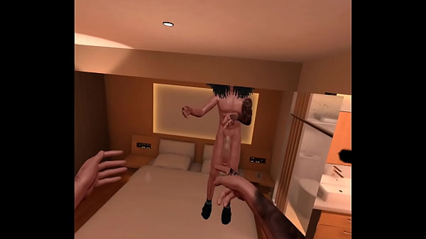Image boy comes home from work and plays with his bbc