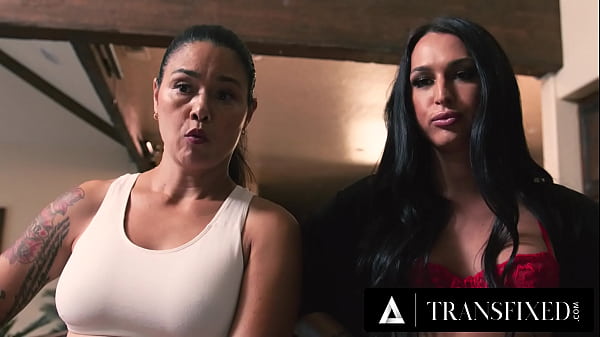 Image TRANSFIXED - Lonely Trans In Lingerie Khloe Kay Gets Turned On By The Cougar Lesbian Plumber