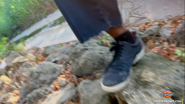 Image Pissin and jerking in the forest, tweakin