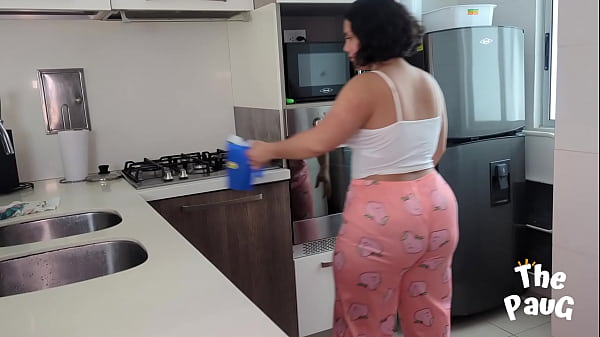 Image Fucking with my roommate in the kitchen