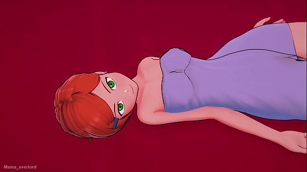 Image Gwen (adult version) only wearing a towel having sex
