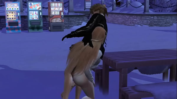 Image [3D Game Animation]  On a snowy day, we have sex in public!