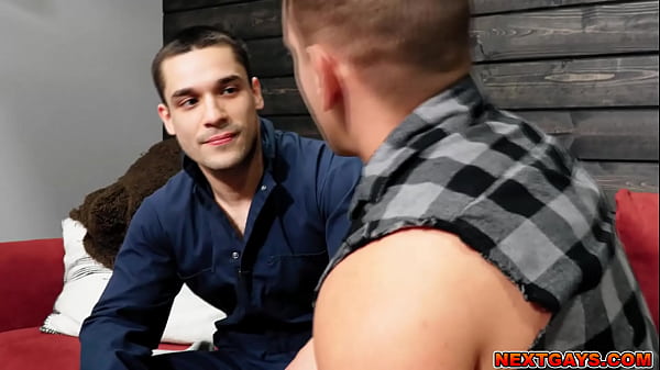 Image Production Assistant Andrew Miller decides to help Shane Cook out with a warm mouth and hole