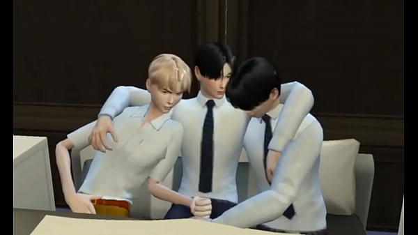 Image Gay student threesome | sims 4