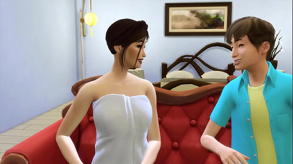 Image Japanese stepmom and stepson Sharing same bed at hotel room