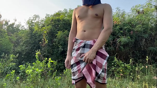 Image Thai country worker jerk off.
