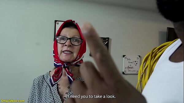 Image horny grandma gets ass fucked by an electrician