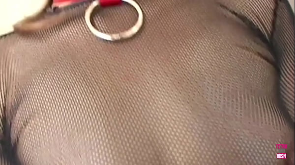 Image After an incredible blowjob the naughty blonde in stockings gets anal in doggy style position
