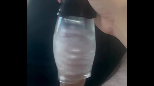 Image Using new mouth toy pulsing balls while I cum