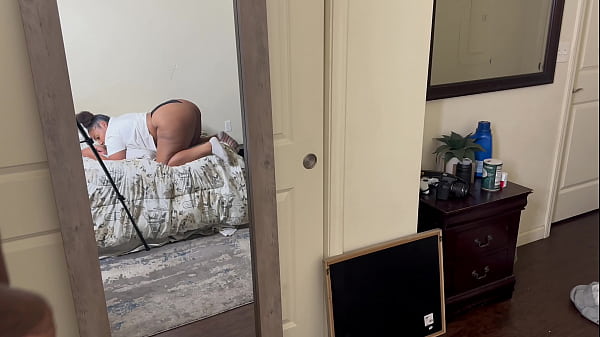 Image Thick Ebony Juicy Booty Fucked In The Mirror Hammered Hard