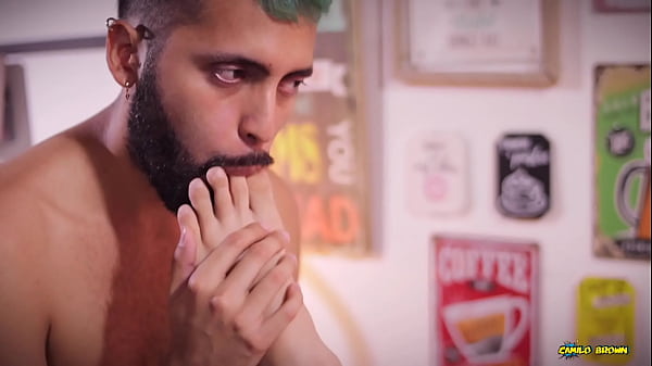 Image Footjob Camilo Brown Fucking Alex Disney Feet And Covering Them In Cum Licking The Cum And Swaping It With Alex