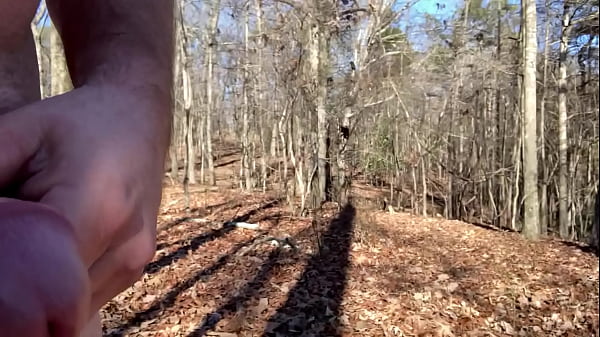 Image Hiking naked