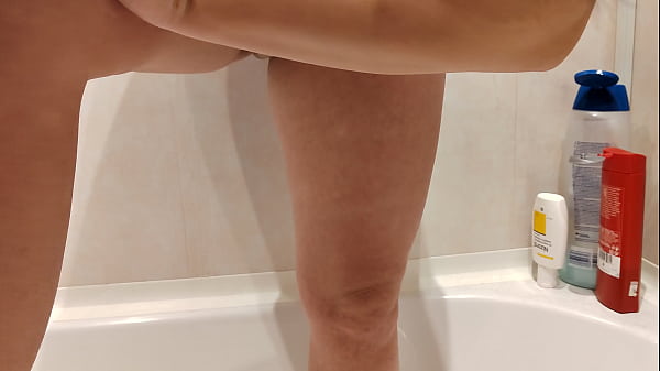 Image Watch how stepsister with natural tits prepare pussy before party. Close up pussy shaving, perfect pussy lips and bouncing tits