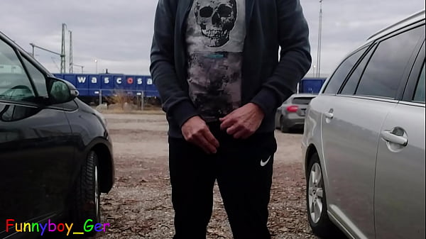 Image I jerk my fat cock in jocks and finger my asshole in a commuter parking lot. But then a voyeur noticed... (S)