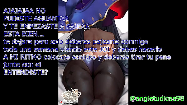 Image JOI ESPA&Ntilde_OL anime , intrucciones para masturbarte, CEI te atan espiando fembom hentai