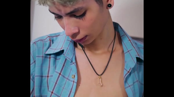 Image Fans Exclusive Slim Twink Magic C Jerking His Big Cock and Shooting a Thick Cum Load