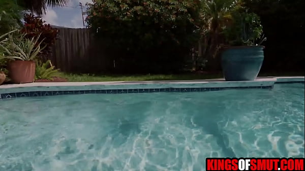 Image Step son caught step mom masturbating in swimming pool | Kat Marie