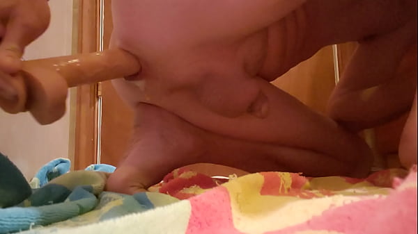 Image Amazing anal orgasm while enjoying dildo on my knees