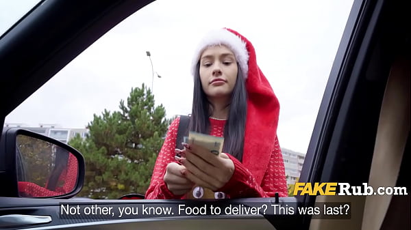 Image Teen Dressed As Sexy Santa Does Christmas Delivery