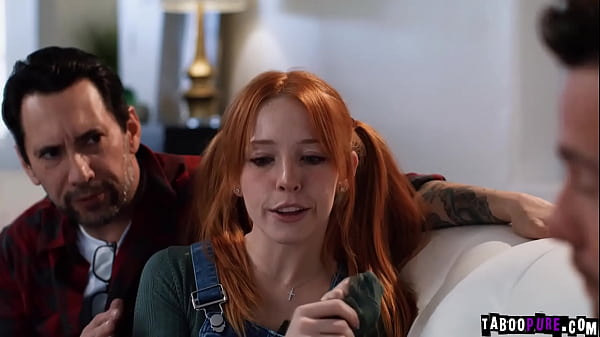Image Stepdad Tommy convinces his stepdaughter Madi Collins to play along with the Social Worker Seth
