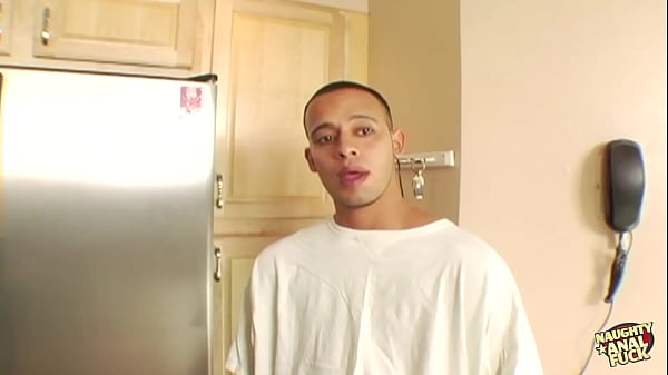 Image Blonde cutie Meghan Diamond deepthroats his cock before having passionate anal sex in the kitchen