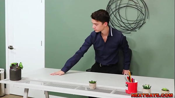 Image Christian Wilde fucks his intern stepson Sam Ledger who wants to make the most of his mentorship and impress him