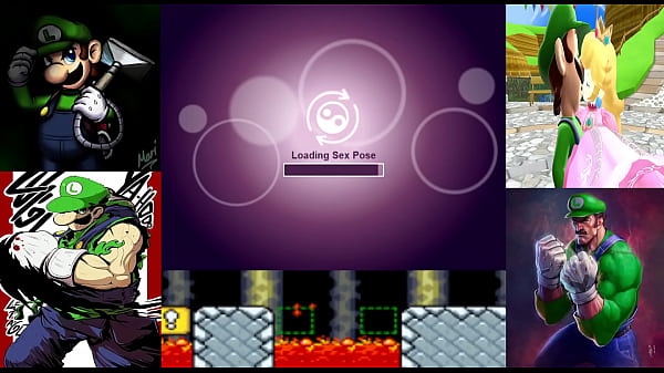 Image Luigi mistakes AmandaFox for Princess Peach , saving her from Bowser's castle (with sound)