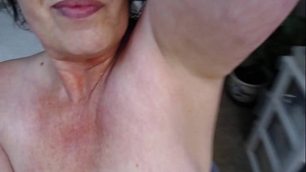 Image 1012 PeeYew! Im so stinky. Smell under my arms! DawnSkye1962 in a femdom type inviting you to inhale deeply of my aromas