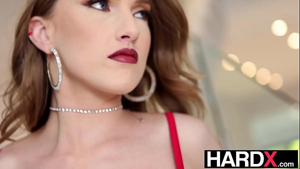Image Stunning Godess In Red Octavia Red Hardcore Pussy Pounded - HardX