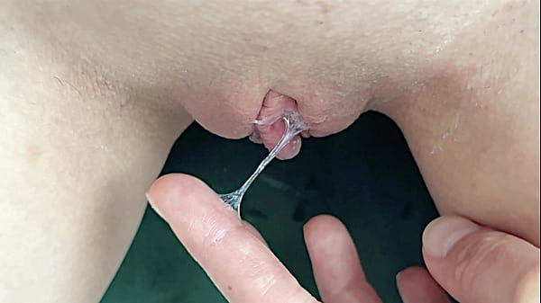 Image fingering girl shaved dripping juicy creamy wet pussy close up and clitoris with slime