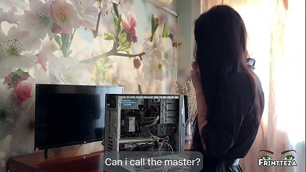 Image Cheating Wife with Computer Master, Anal fucking. Cum in mouth