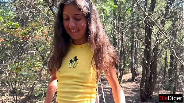Image Rough Sex in Public Forest Cum on Pussy