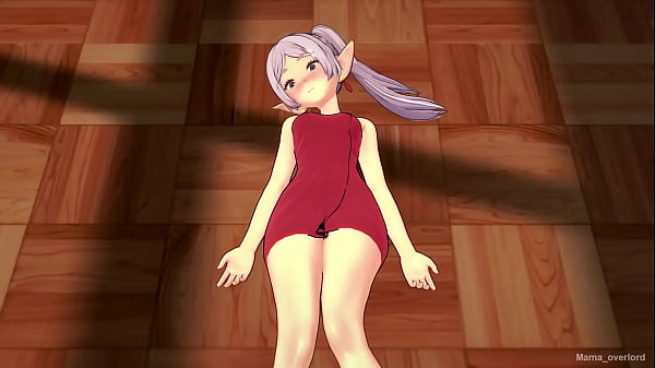 Image Frieren wearing only a towel ready to love