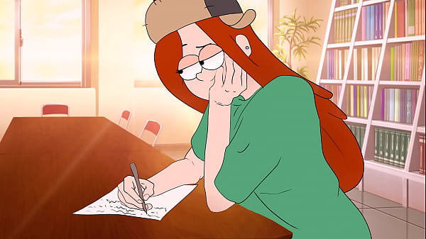 Image He writes a frank explanatory note at school ! Gravity Falls Hentai Wendy! 2d Porn cartoon