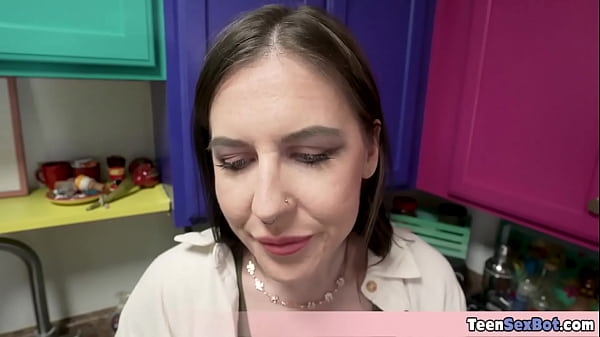 Image Beautiful AMBER SUMMER having taboo sex with her stepsis and old Pops