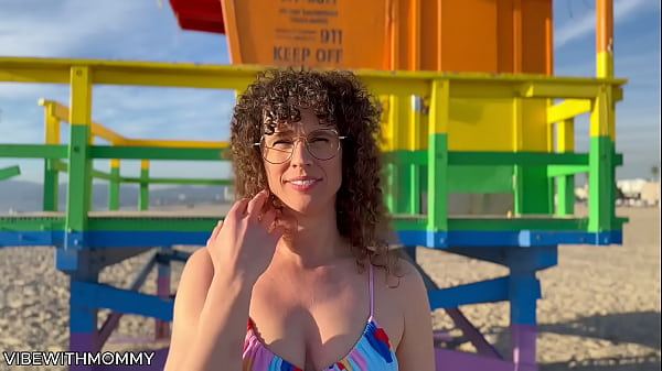 Image Jewish MILF Picks Up Random Guy for Sex at The Beach and FUCKED by Stranger in Bikini