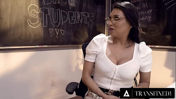 Image TRANSFIXED - Popular 18yo Lesbians Team Up To Fuck Their Hot New Trans Latina Teacher Jessy Dubai