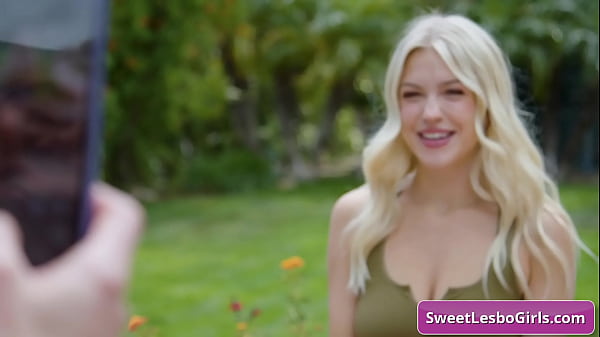 Image Natural busty blonde lesbians Serene Siren, Jazlyn Ray going deep down on each other