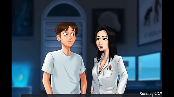 Image Summertime Saga Sex Scene - Japanese Scientist wants me to cum - cum drinking.