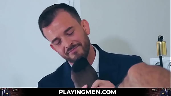 Image The pulsating cock of kinky businessman Marco Napoli is deeplythroated