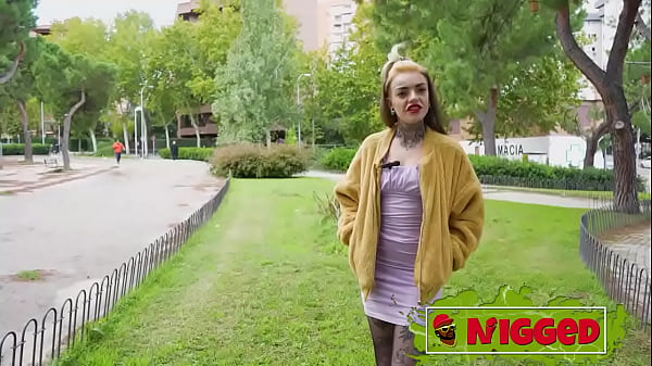 Image Amateur exhibitionist teen Lady Medusa is desperate for finding a BLACK DICK!