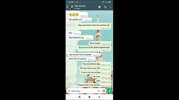 Image Hot WHATSAPP with TATI and we end up fucking in the office