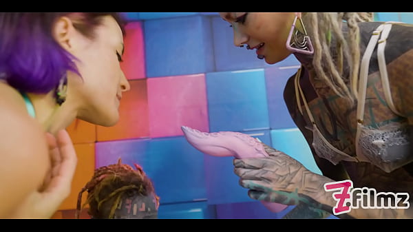 Image Bussiness man fucks 2 alternative girls in high heels