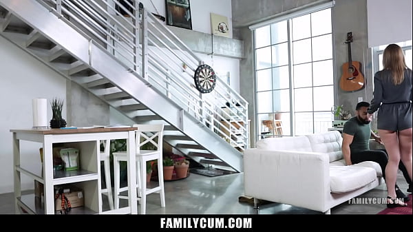 Image Stepdaddy Flings Petite Stepdaughter Over His Shoulders to Eat Her Pussy in Mid Air - Familycum