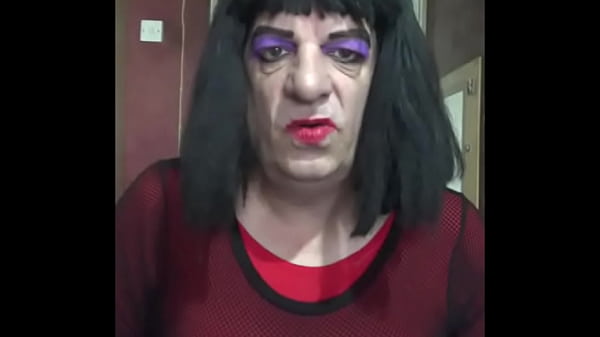 Image bisexual crossdresser fills himself up