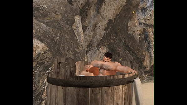 Image handsome mega hunk cam heyward gets blowjob at spa retreat