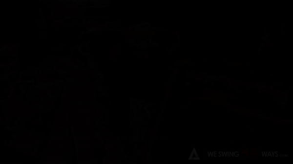 Image WE SWING BOTH WAYS - Naughty Raven Right & Her Bisexual Boyfriend Sandwich Fuck His Old Hung Buddy