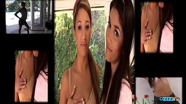 Image Lucky dude gets to fuck two sexy brunettes while they lick each other