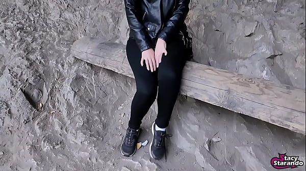 Image I gave the guy a cool blowjob in nature in a public place. He was very pleased! - POV HOMEMADE OUTDOOR