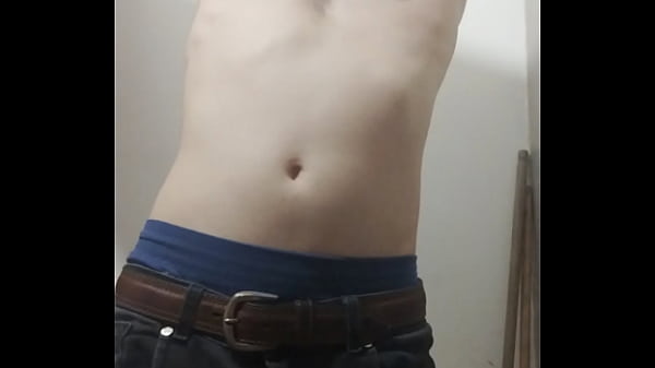 Image Undressing for masturbation in the bathroom